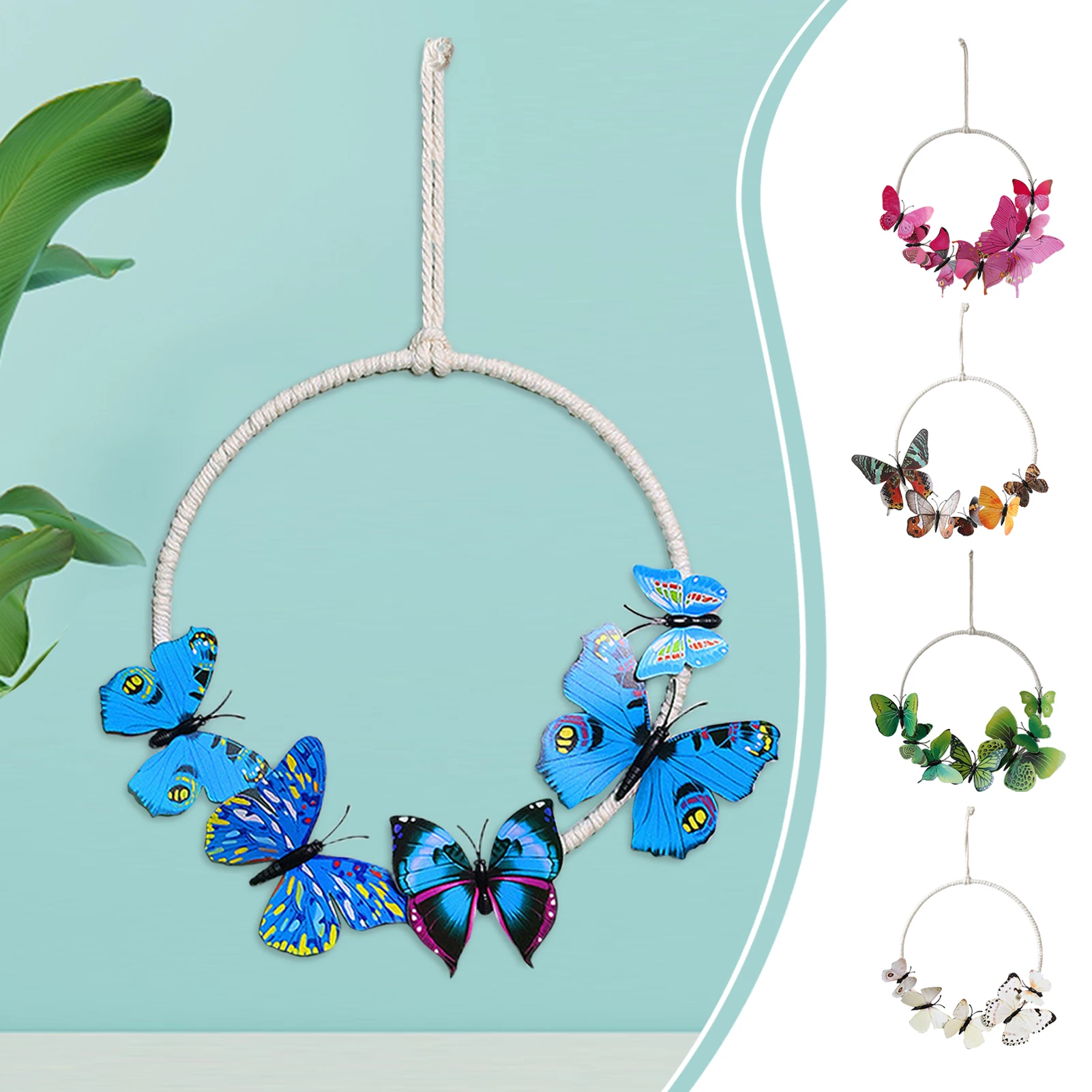 Nordic Style Wall Hangings Ornaments Simulation Butterfly Wind Chimes Handmade Art Decor Weaving Tapestry Home Decorations
Nordic Style Wall Hangings Ornaments Simulation Butterfly Wind Chimes Handmade Art Decor Weaving Tapestry Home Decorations
