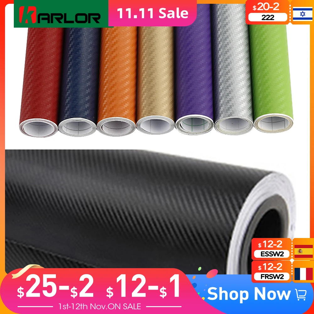 50cm Wide 3D Carbon Fiber Vinyl Film 3M Car Stickers Waterproof DIY Auto Vehicle Motorcycle Car Styling Wrap Roll Accessories
50cm Wide 3D Carbon Fiber Vinyl Film 3M Car Stickers Waterproof DIY Auto Vehicle Motorcycle Car Styling Wrap Roll Accessories