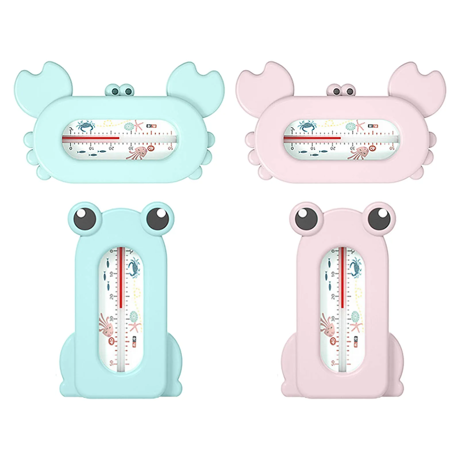 

Infant Baby Temperature Water Thermometer Bear Baby Bath Thermometer Crab Frog Baby Tub Toy Temperature Tester Kid Bath Toy