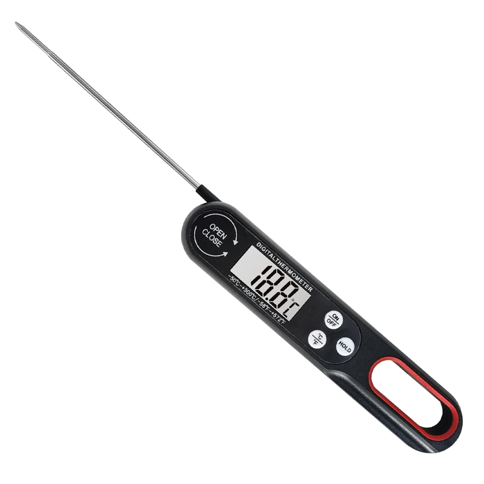 Instant Read Foldable Meat Thermometer Instant Read Food Thermometer Waterproof Candy Thermometer For Oil Deep Fry Grill Kitchen
Instant Read Foldable Meat Thermometer Instant Read Food Thermometer Waterproof Candy Thermometer For Oil Deep Fry Grill Kitchen