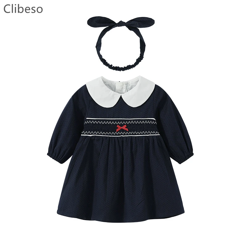 Lolita Sister Holiday Outfit Girl Embroidery Bodysuit Lapel Long Sleeve Dress Casual Baby Fall Matching Set with Hat Headband
Lolita Sister Holiday Outfit Girl Embroidery Bodysuit Lapel Long Sleeve Dress Casual Baby Fall Matching Set with Hat Headband