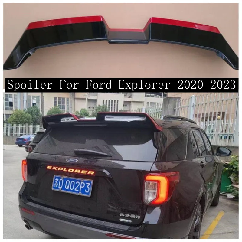 High Quality ABS paint Carbon fiber grain Rear Trunk Lip Roof Spoiler Splitters For Ford Explorer 2020 2021 2022 2023
High Quality ABS paint Carbon fiber grain Rear Trunk Lip Roof Spoiler Splitters For Ford Explorer 2020 2021 2022 2023