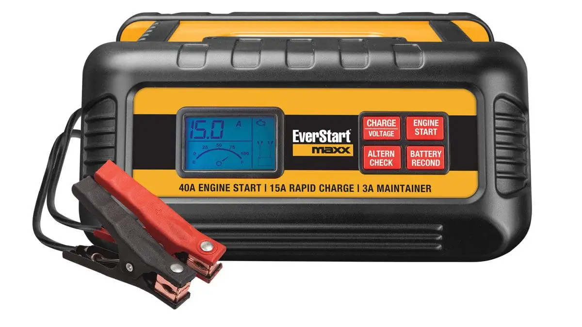 EverStart Maxx 15 а зарядное устройство и обслуживание с двигателем 40 А (BC40BE)
EverStart Maxx 15 а зарядное устройство и обслуживание с двигателем 40 А (BC40BE)