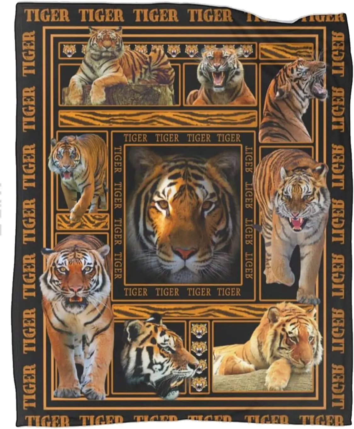 3D Tiger Blanket Animal Tiger Print Throw Blanket 60*50inch Ultra-Soft Lightweight Flannel Blanket for Bed Sofa Couch
3D Tiger Blanket Animal Tiger Print Throw Blanket 60*50inch Ultra-Soft Lightweight Flannel Blanket for Bed Sofa Couch