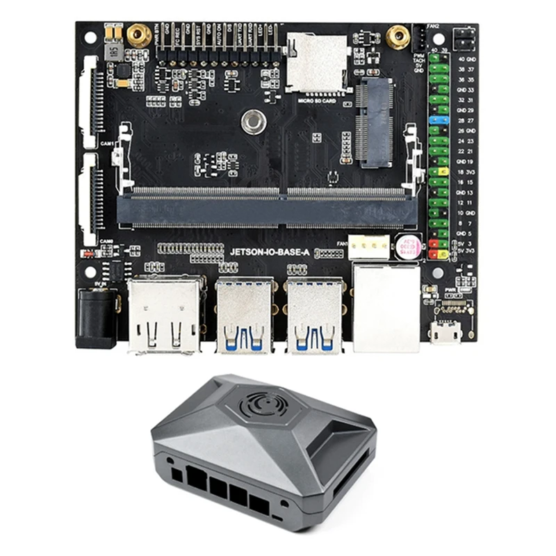 For Jetson Nano 4GB Developer Kit AI Artificial Intelligence Development Board Aluminium Case For Programming Learning
For Jetson Nano 4GB Developer Kit AI Artificial Intelligence Development Board Aluminium Case For Programming Learning