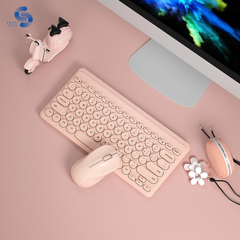 Wireless2.4GKeyboard Mouse Set for Laptop Desktop PC 79-Key Retro Mini Wireless Keyboard Mute Cute Keyboard Mouse Combos
Wireless2.4GKeyboard Mouse Set for Laptop Desktop PC 79-Key Retro Mini Wireless Keyboard Mute Cute Keyboard Mouse Combos