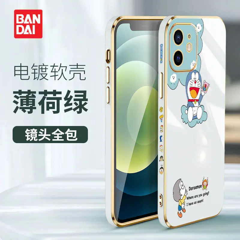 Bandai Doraemon Plating Case for IPhone 13 13Pro 12 12Pro 11 Pro X XS Max XR 7 8 Plus Anti-fall Kawaii Cartoon Phone Back Covers
Bandai Doraemon Plating Case for IPhone 13 13Pro 12 12Pro 11 Pro X XS Max XR 7 8 Plus Anti-fall Kawaii Cartoon Phone Back Covers