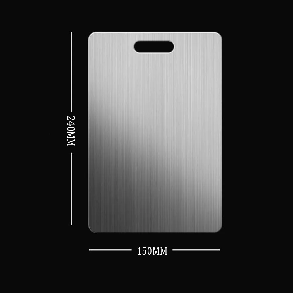 Chopping Board Butcher Cutting Block Board For Meat Cheese Vegetable Heavy Duty Kitchen Accessories Stainless Steel Meat Board
Chopping Board Butcher Cutting Block Board For Meat Cheese Vegetable Heavy Duty Kitchen Accessories Stainless Steel Meat Board