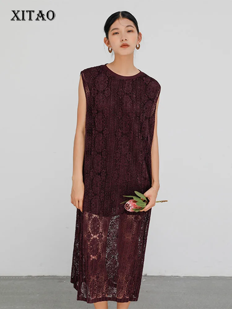 XITAO Women Mesh Dress Fashion Perspective Pullover Goddess Fan Casual Style Sleeveless Minority Loose 2022 Dress WLD7900
XITAO Women Mesh Dress Fashion Perspective Pullover Goddess Fan Casual Style Sleeveless Minority Loose 2022 Dress WLD7900