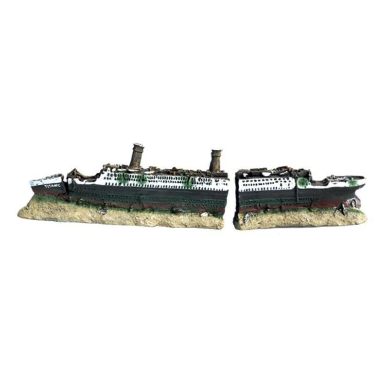 Aquarium Decoration Sinking Titanic Model Shipwreck Ornaments Natural Resin Fish Tank Decoration Castle Fish Tank Decor Ornament
Aquarium Decoration Sinking Titanic Model Shipwreck Ornaments Natural Resin Fish Tank Decoration Castle Fish Tank Decor Ornament