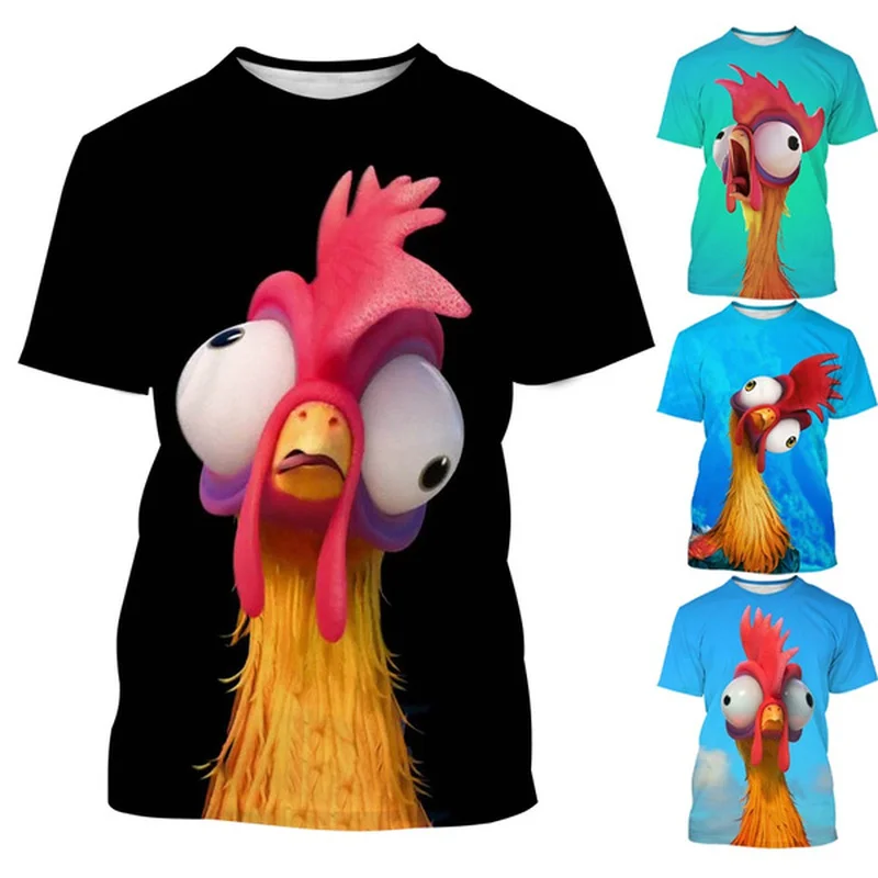 Fashion Anime Chicken 3D Printed T-Shirt Summer Funny Animal Harajuku Unisex Cool tees tops
Fashion Anime Chicken 3D Printed T-Shirt Summer Funny Animal Harajuku Unisex Cool tees tops