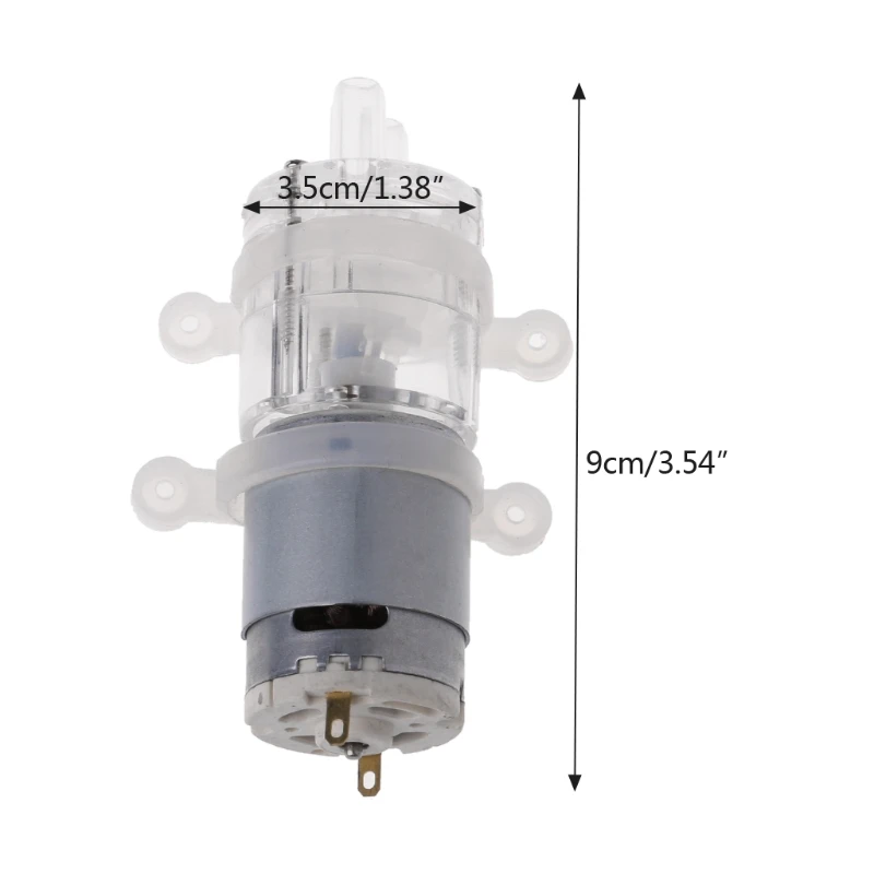 

Микро-самовсасывающий водяной насос DC12V, мини-бесшумный мембранный насос, инструмент для перекачки воды для аквариума, высокая