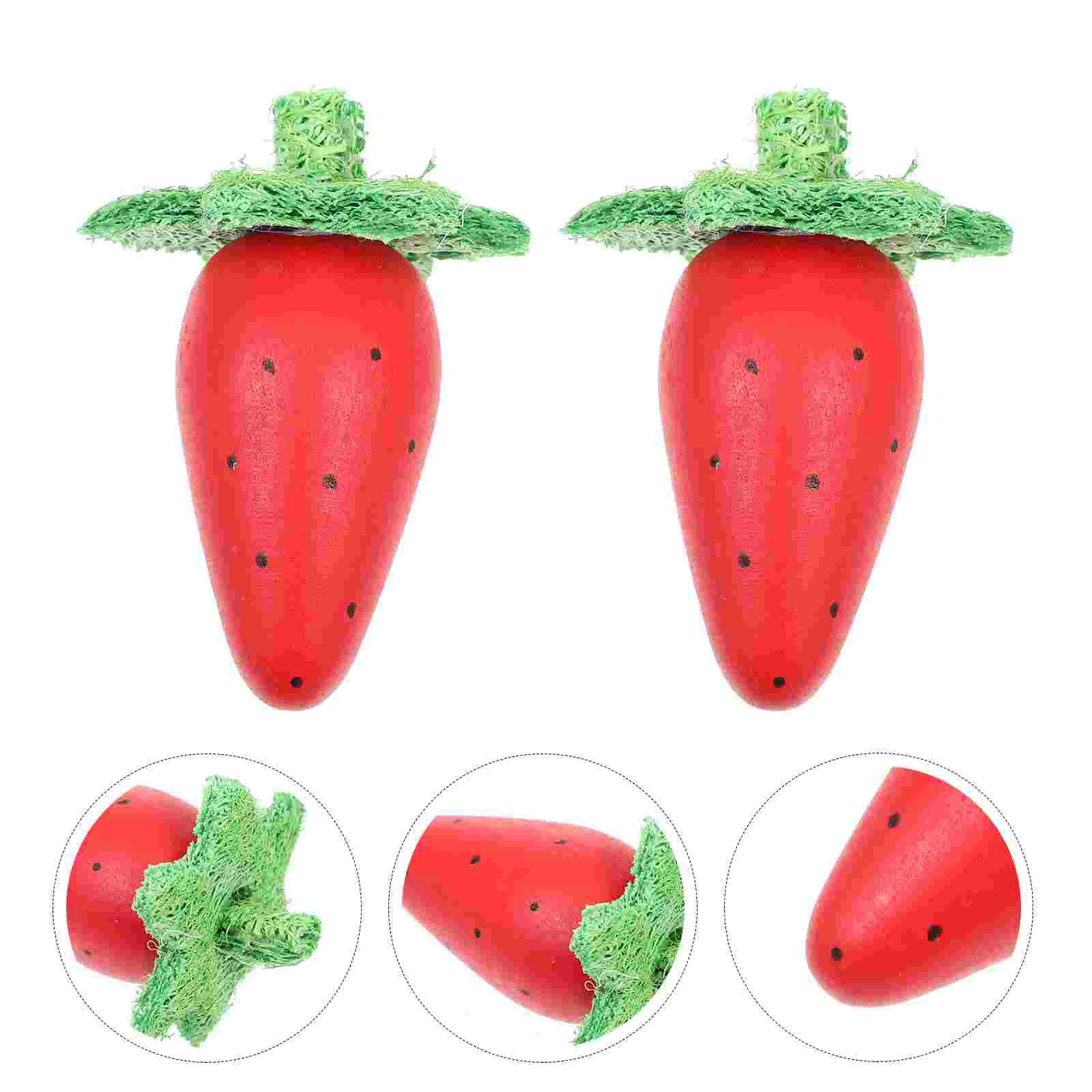 Hamster Toy Toys Strawberry Model Shaped Guinea Chew Molar Animalteething Wood Wooden Treat Natural Chewing Gnawing Blocks
Hamster Toy Toys Strawberry Model Shaped Guinea Chew Molar Animalteething Wood Wooden Treat Natural Chewing Gnawing Blocks