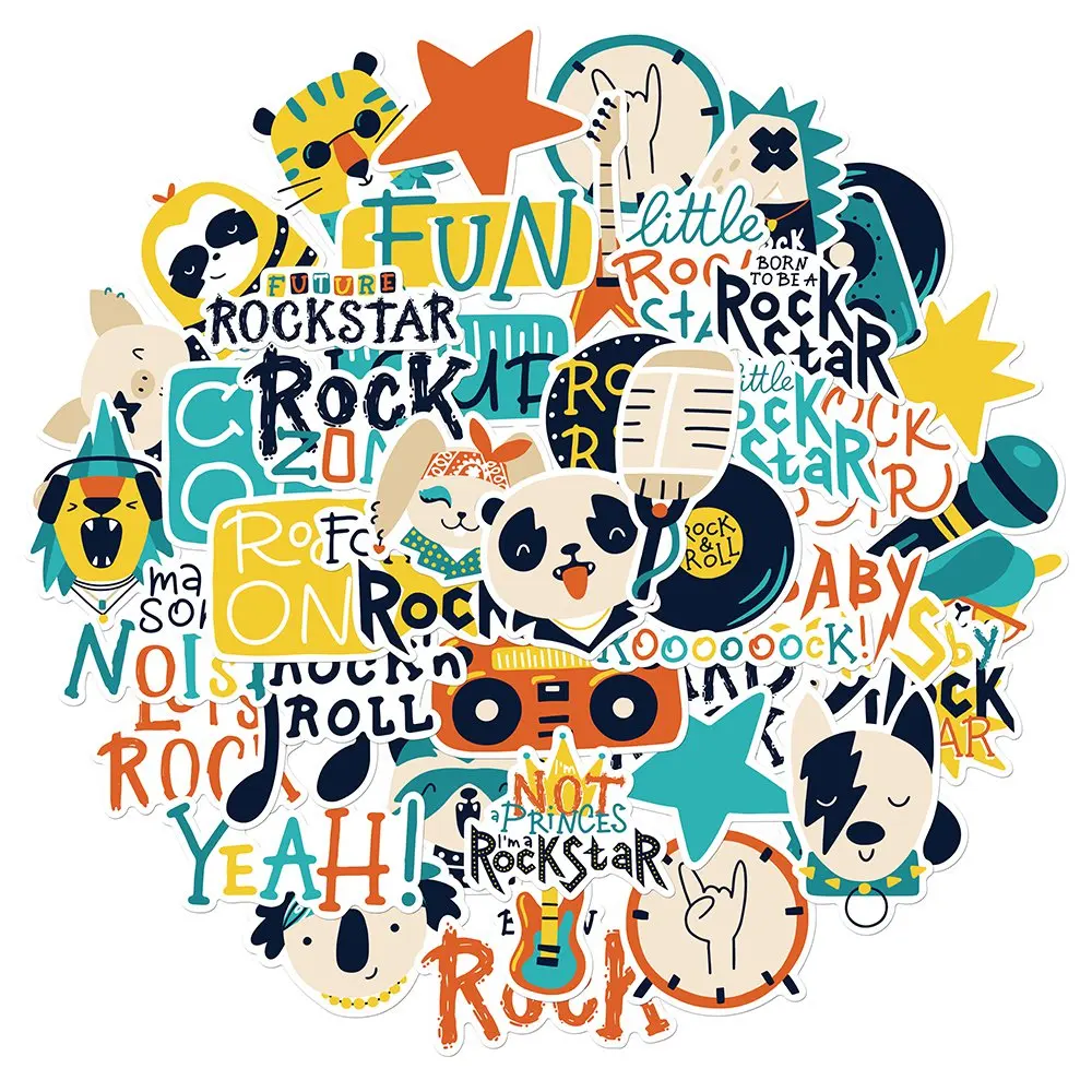 10/52/PCS Rock Cat Clock Music Stickers Graffiti for Laptop Luggage Skateboard Guitar Motorcycle Decal Scrapbook Toy
10/52/PCS Rock Cat Clock Music Stickers Graffiti for Laptop Luggage Skateboard Guitar Motorcycle Decal Scrapbook Toy