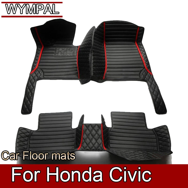 Автомобильные коврики для Honda Civic 6 Ferio EJ EK EM Sedan 1999 2000 роскошные автомобильные
