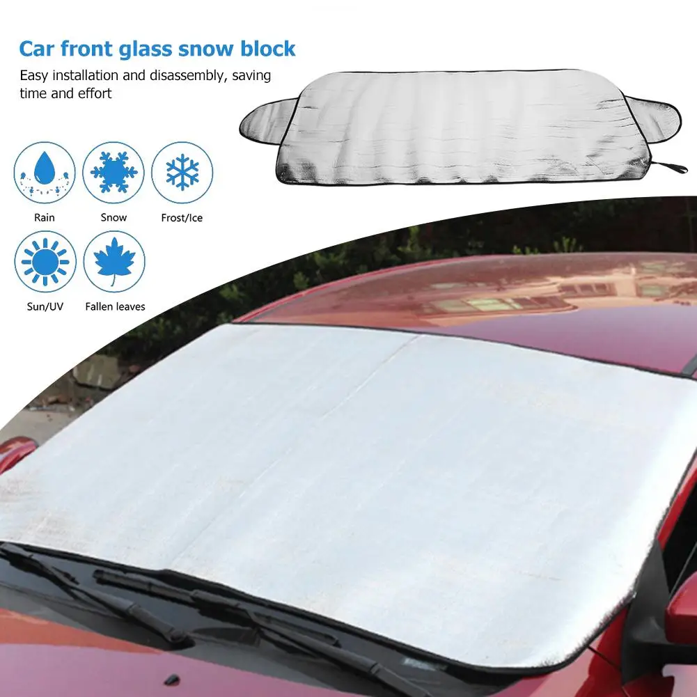 Car Windshield Exterior Cover Winter Auto Snow Ice Frost Shield Protector Heat Sun Anti-UV Shade Protector Universal 59x28 inch
Car Windshield Exterior Cover Winter Auto Snow Ice Frost Shield Protector Heat Sun Anti-UV Shade Protector Universal 59x28 inch