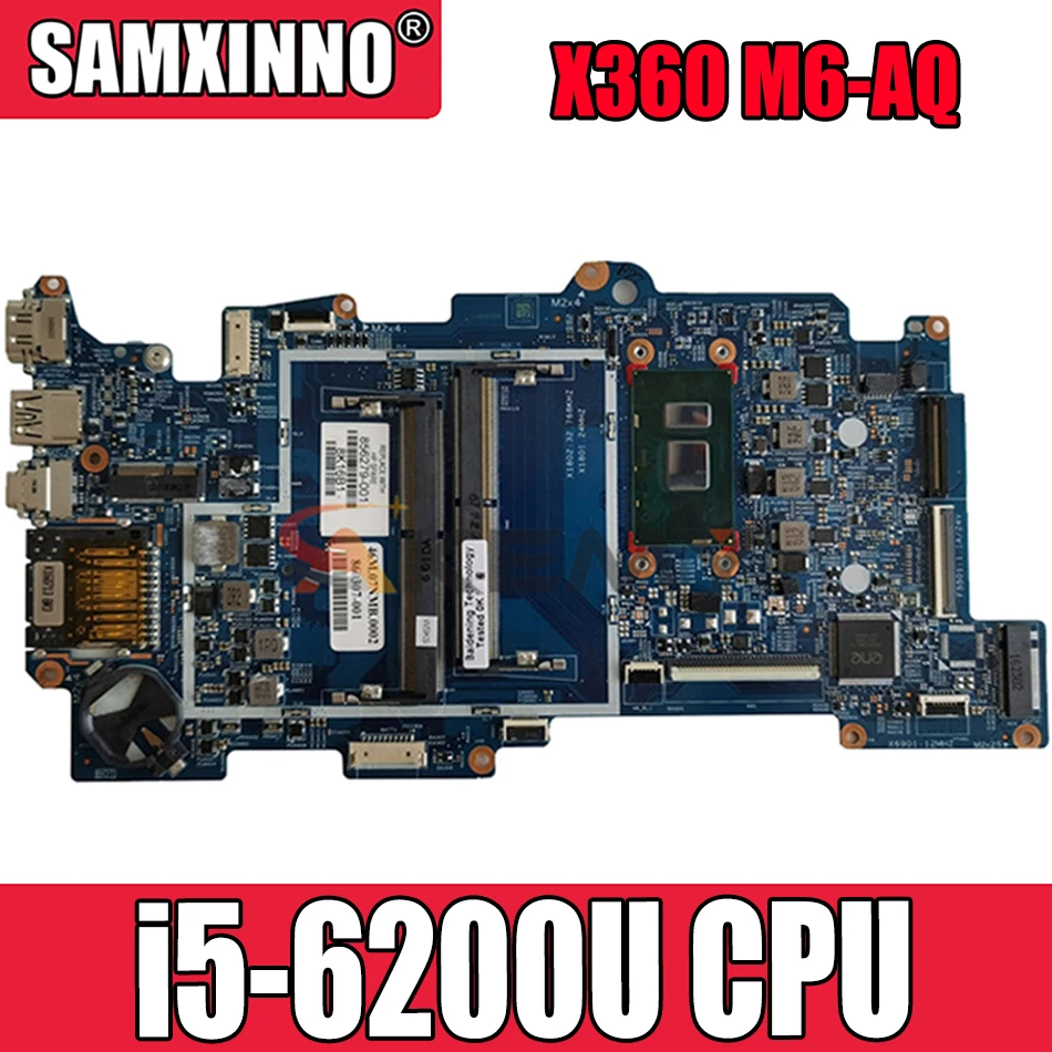 Материнская плата для ноутбука HP X360 M6-AQ 15-AQ с процессором SR2EY i5-6200U 856279-601 856279-001 448.07N07.0021 100% протестирована Быстрая доставка
Материнская плата для ноутбука HP X360 M6-AQ 15-AQ с процессором SR2EY i5-6200U 856279-601 856279-001 448.07N07.0021 100% протестирована Быстрая доставка