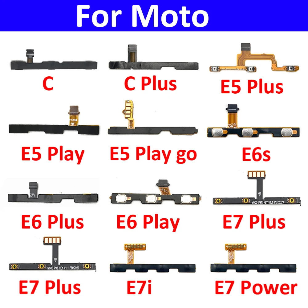 Power On Off Button Volume Side Key Flex Cable For Motorola Moto C E4 E5 E6 E6s E7 E7i Plus Power Play E20 E30 E40
Power On Off Button Volume Side Key Flex Cable For Motorola Moto C E4 E5 E6 E6s E7 E7i Plus Power Play E20 E30 E40