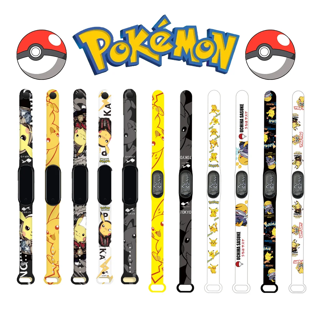2022 Anime Pokemon Original Digital LED Watch Cute Pikachu Student Silicone Water Proof Watch Bracelet Men Women Gift Kids Toys
2022 Anime Pokemon Original Digital LED Watch Cute Pikachu Student Silicone Water Proof Watch Bracelet Men Women Gift Kids Toys