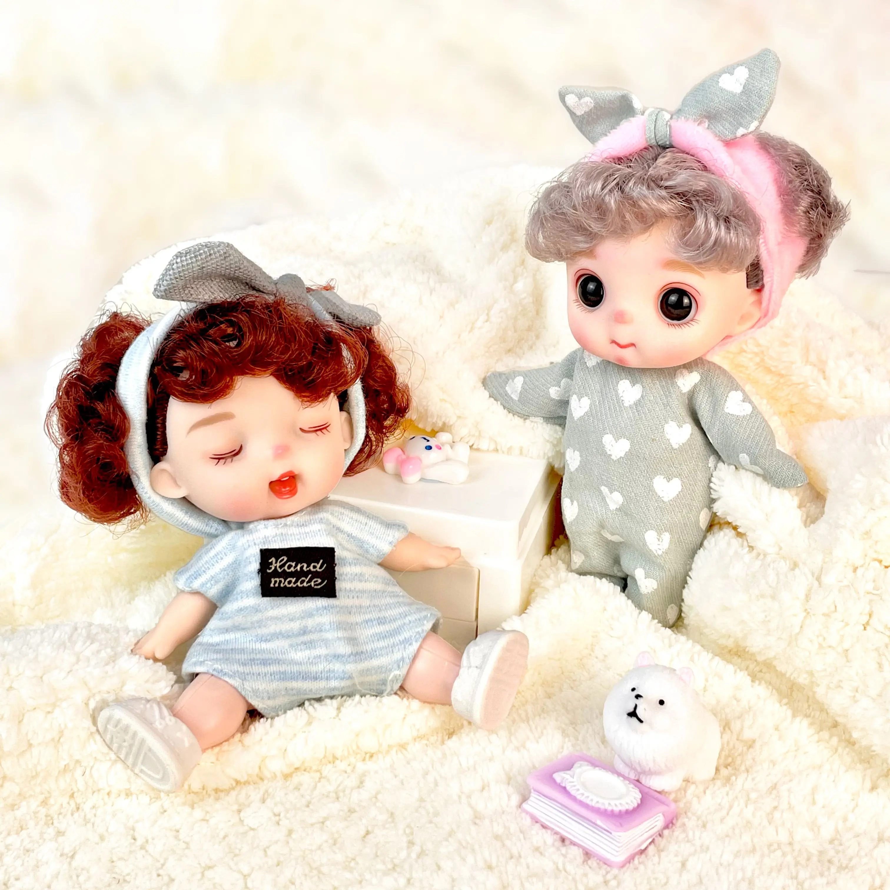 Adorable Snoring Baby Doll Se Nightdress Chubby Cheeks 5 Joints 3 Inch 12 CM Cute Little Face Sweet Acrylic Box 3 Pack
Adorable Snoring Baby Doll Se Nightdress Chubby Cheeks 5 Joints 3 Inch 12 CM Cute Little Face Sweet Acrylic Box 3 Pack