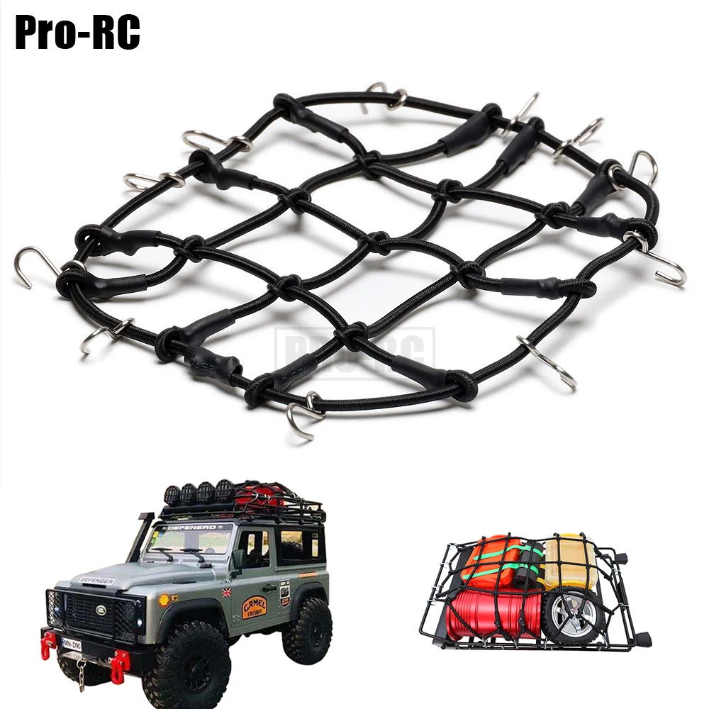 1Pcs 138*115mm Elastic Luggage Net Black for RC Rock Crawler Car 1/10 AXIAL SCX10 MN99S D90 Accessories
1Pcs 138*115mm Elastic Luggage Net Black for RC Rock Crawler Car 1/10 AXIAL SCX10 MN99S D90 Accessories