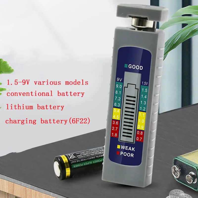Digital Battery Tester Battery Capacity Tester Dry Battery Capacity Tester for AA AAA 1.5V 9V Battery
Digital Battery Tester Battery Capacity Tester Dry Battery Capacity Tester for AA AAA 1.5V 9V Battery