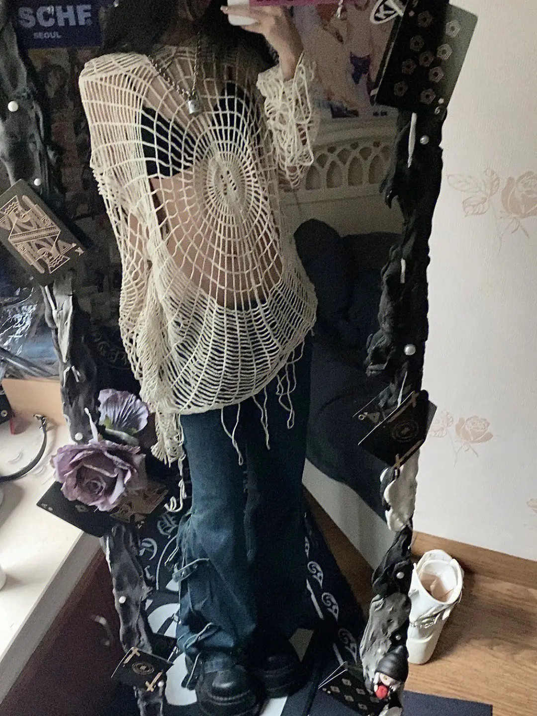 Y2k clothesY2k Spider Web Hollow Hole Design Spice Girl пуловер с капюшоном вязаный Топ свитер Женская корейская мода свитер с узорами
Y2k clothesY2k Spider Web Hollow Hole Design Spice Girl пуловер с капюшоном вязаный Топ свитер Женская корейская мода свитер с узорами