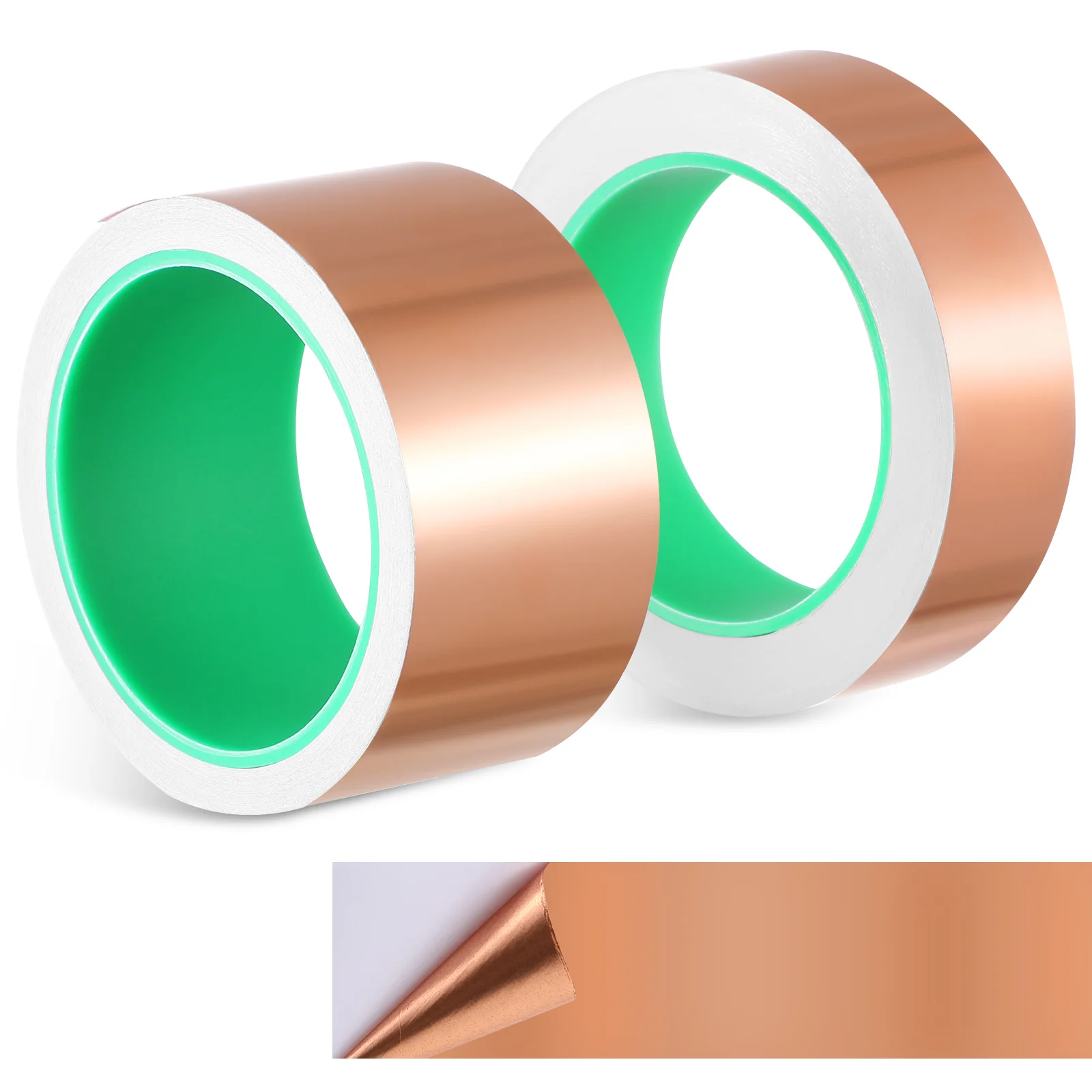 2 Rolls Copper Tapes Double-Sided Conductive Adhesive Tapes for DIY Crafts and Electrical Repairs
2 Rolls Copper Tapes Double-Sided Conductive Adhesive Tapes for DIY Crafts and Electrical Repairs