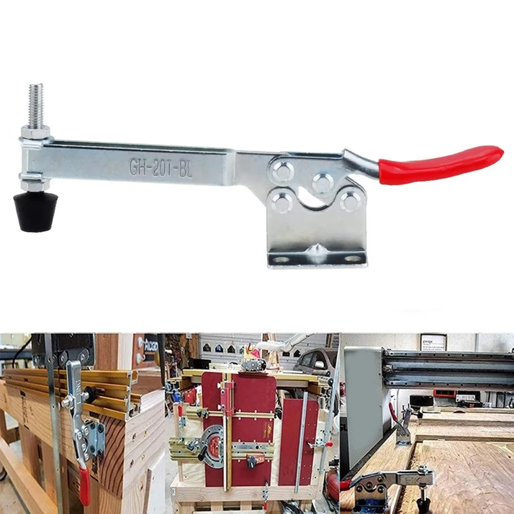 1pc Toggle Clamp Longer GH-201BL Quick Release Tool Fixture Toggle Clamp 90Kg 198Lbs Elbow Clamp GH-201BL Extended Arm
1pc Toggle Clamp Longer GH-201BL Quick Release Tool Fixture Toggle Clamp 90Kg 198Lbs Elbow Clamp GH-201BL Extended Arm