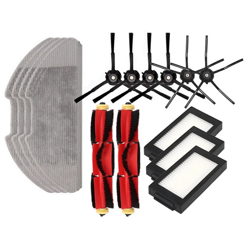 Promotion!15 Pcs For Xiaomi Sweeping And Mopping Robot PRO Accessories Wipe Cloth Side Brush Rolling Filter Cleaning | Бытовая техника
