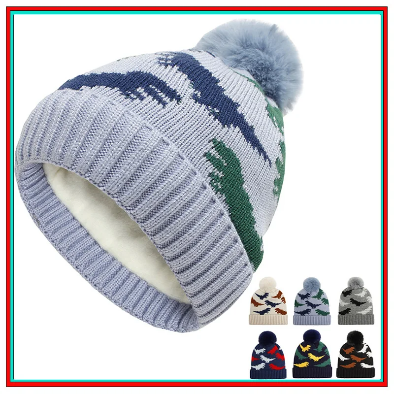 Winter Baby Hat For Kids Thincken Warm Knitted Baby Boys Girls Beanie Cap Cartoon Dinosaur Children Toddler Beanies Bonnet
Winter Baby Hat For Kids Thincken Warm Knitted Baby Boys Girls Beanie Cap Cartoon Dinosaur Children Toddler Beanies Bonnet