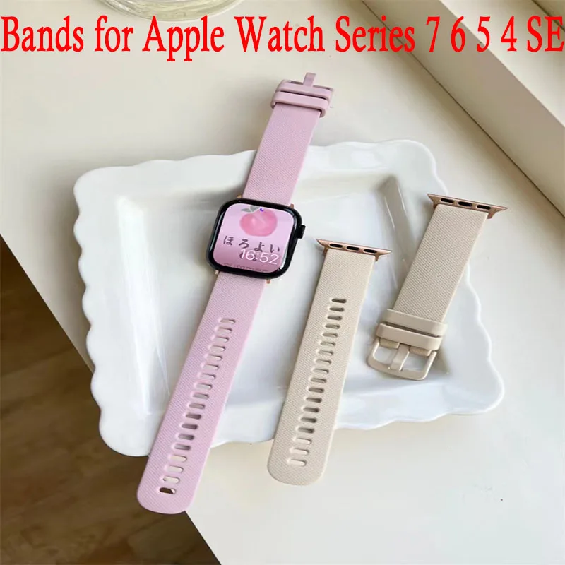 Ремешок спортивный для Apple Watch SE 7 Series, мягкий силиконовый браслет для iwatch 6 5 4 3 41 мм 40 мм 38 мм, 45 мм 44 мм 42 мм
Ремешок спортивный для Apple Watch SE 7 Series, мягкий силиконовый браслет для iwatch 6 5 4 3 41 мм 40 мм 38 мм, 45 мм 44 мм 42 мм