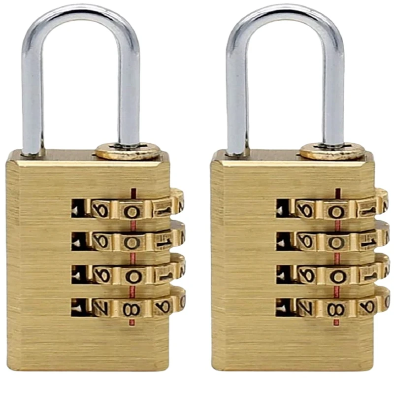 Practical 2 PCS Combination Padlock 4 Digit Combination Lock Locker Lock For Luggage Backpacks Toolbox Gym
Practical 2 PCS Combination Padlock 4 Digit Combination Lock Locker Lock For Luggage Backpacks Toolbox Gym