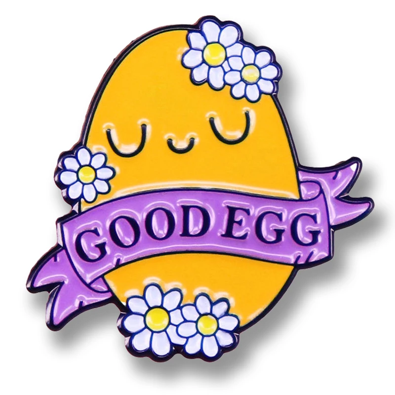 Cute Cartoon Good Egg Daisy Flower Brooch Enamel Pin Brooches Metal Badges Lapel Pins Denim Jacket Jewelry Accessories Gifts
Cute Cartoon Good Egg Daisy Flower Brooch Enamel Pin Brooches Metal Badges Lapel Pins Denim Jacket Jewelry Accessories Gifts