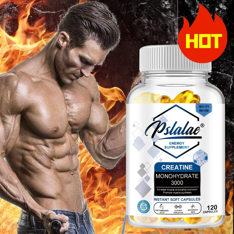 Creatine Monohydrate Capsules for Keto, Vegetarian & Keto Friendly Creatine Capsules | Fitness Supplement for Men and Women
Creatine Monohydrate Capsules for Keto, Vegetarian & Keto Friendly Creatine Capsules | Fitness Supplement for Men and Women
