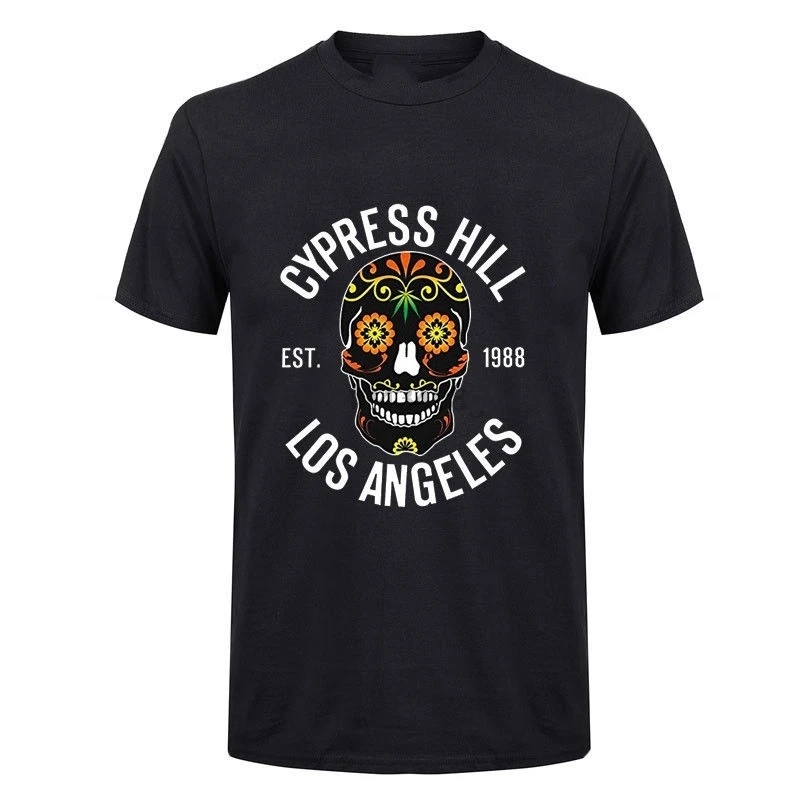 Cypress Hill T Shirt Flower Skull 1988 Band Logo Official Mens Tees Tops Black
Cypress Hill T Shirt Flower Skull 1988 Band Logo Official Mens Tees Tops Black