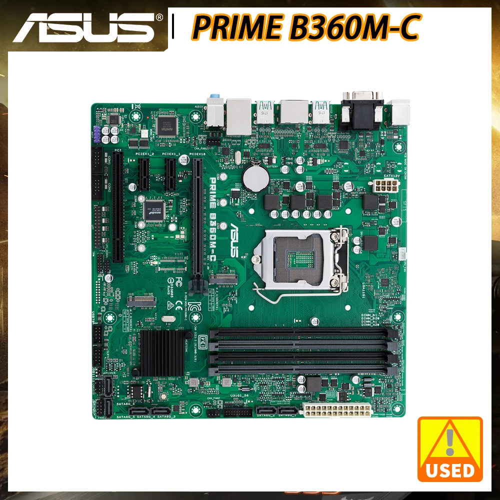Материнская плата ASUS PRIME B360M-C 1151, материнская плата DDR4 Intel B360 с поддержкой Core i7 i5 i3 процессоров 64 Гб DVI HDMI PCI-E 3,0 SATA3 USB3.1
Материнская плата ASUS PRIME B360M-C 1151, материнская плата DDR4 Intel B360 с поддержкой Core i7 i5 i3 процессоров 64 Гб DVI HDMI PCI-E 3,0 SATA3 USB3.1