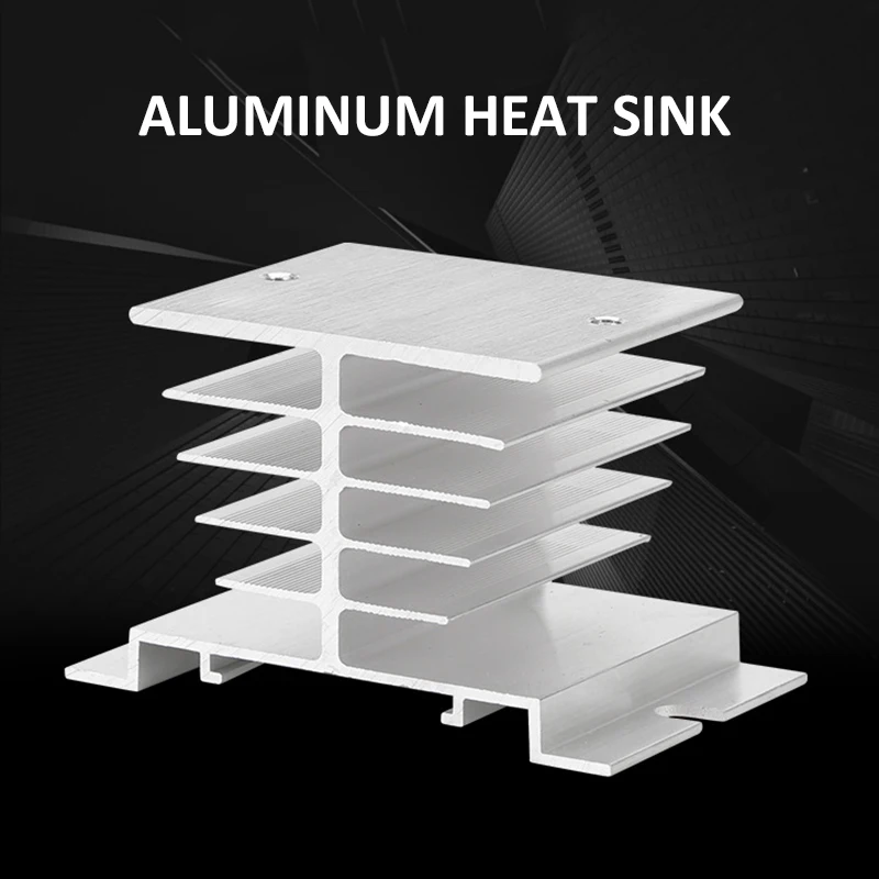 Aluminum Heat Sink Fit for 10A-40A SSR Solid State Relay Small Heat Dissipation Parts Electronic Chip Radiator Cooler
Aluminum Heat Sink Fit for 10A-40A SSR Solid State Relay Small Heat Dissipation Parts Electronic Chip Radiator Cooler