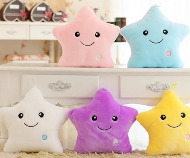 40CM LED Light Glowing Star Shape Toys Cute Stuffed Pillow Toy Luminous Pillow Soft Stuffed Plush Cushion Birthday Gift For Kids
40CM LED Light Glowing Star Shape Toys Cute Stuffed Pillow Toy Luminous Pillow Soft Stuffed Plush Cushion Birthday Gift For Kids