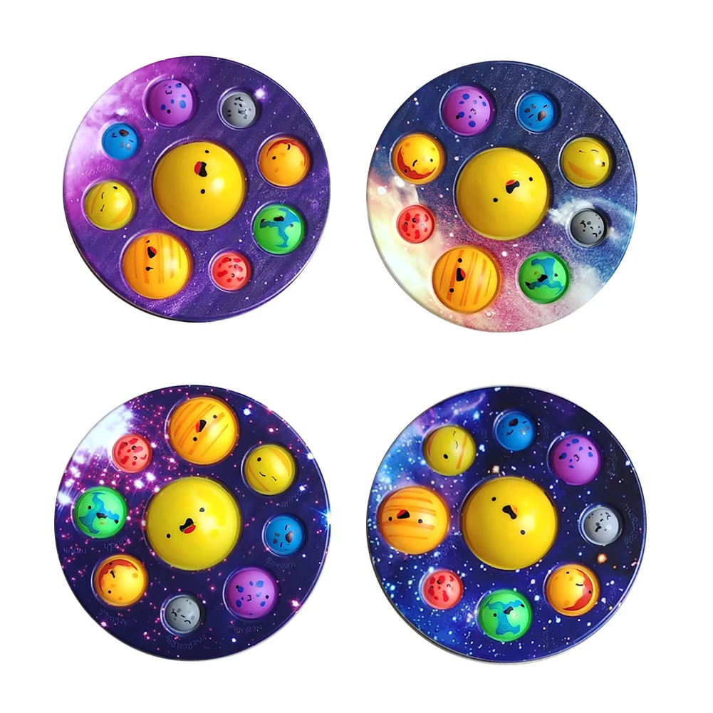 Planets Finger Squeeze Bubble keychain Sensory Toys Stress Relief Antistress Board Fingertip Fidget Educational Toy For Kids
Planets Finger Squeeze Bubble keychain Sensory Toys Stress Relief Antistress Board Fingertip Fidget Educational Toy For Kids