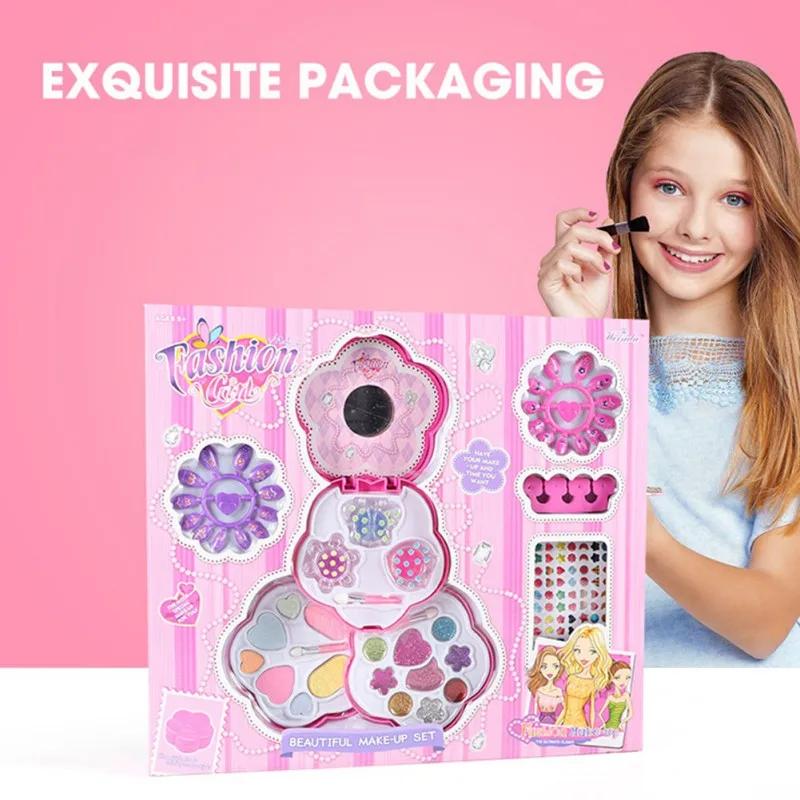 Kids Make up Kit Girls Real Makeup Palette Set Butterfly Shaped Layer Makeup Toys Pretend Play Makeup Birthday Gift Baby Toy
Kids Make up Kit Girls Real Makeup Palette Set Butterfly Shaped Layer Makeup Toys Pretend Play Makeup Birthday Gift Baby Toy