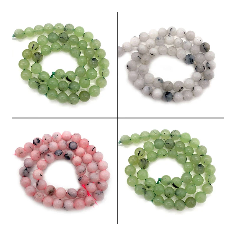 Wholesale Natural Stone Pink Chalcedony Brunette Stone Prehnite Round Beads for Jewelry Making Necklace Bracelet DIY Accessories
Wholesale Natural Stone Pink Chalcedony Brunette Stone Prehnite Round Beads for Jewelry Making Necklace Bracelet DIY Accessories