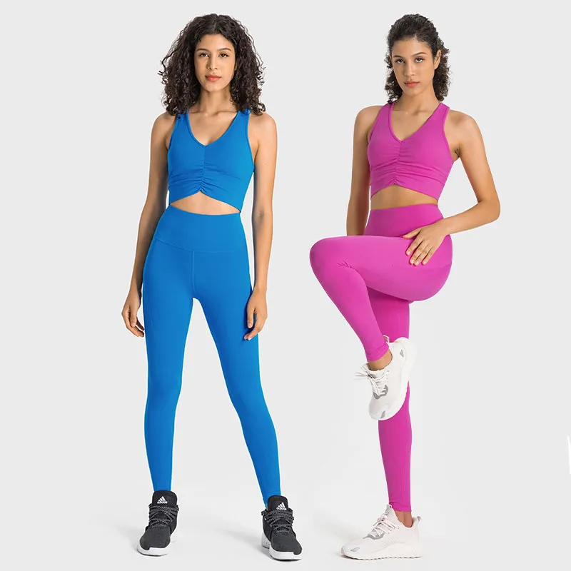 New Yoga Set ET Double 6 Antibacterial Nude and Shockproof Sports Bra Side Pockets Fitness Pants
New Yoga Set ET Double 6 Antibacterial Nude and Shockproof Sports Bra Side Pockets Fitness Pants