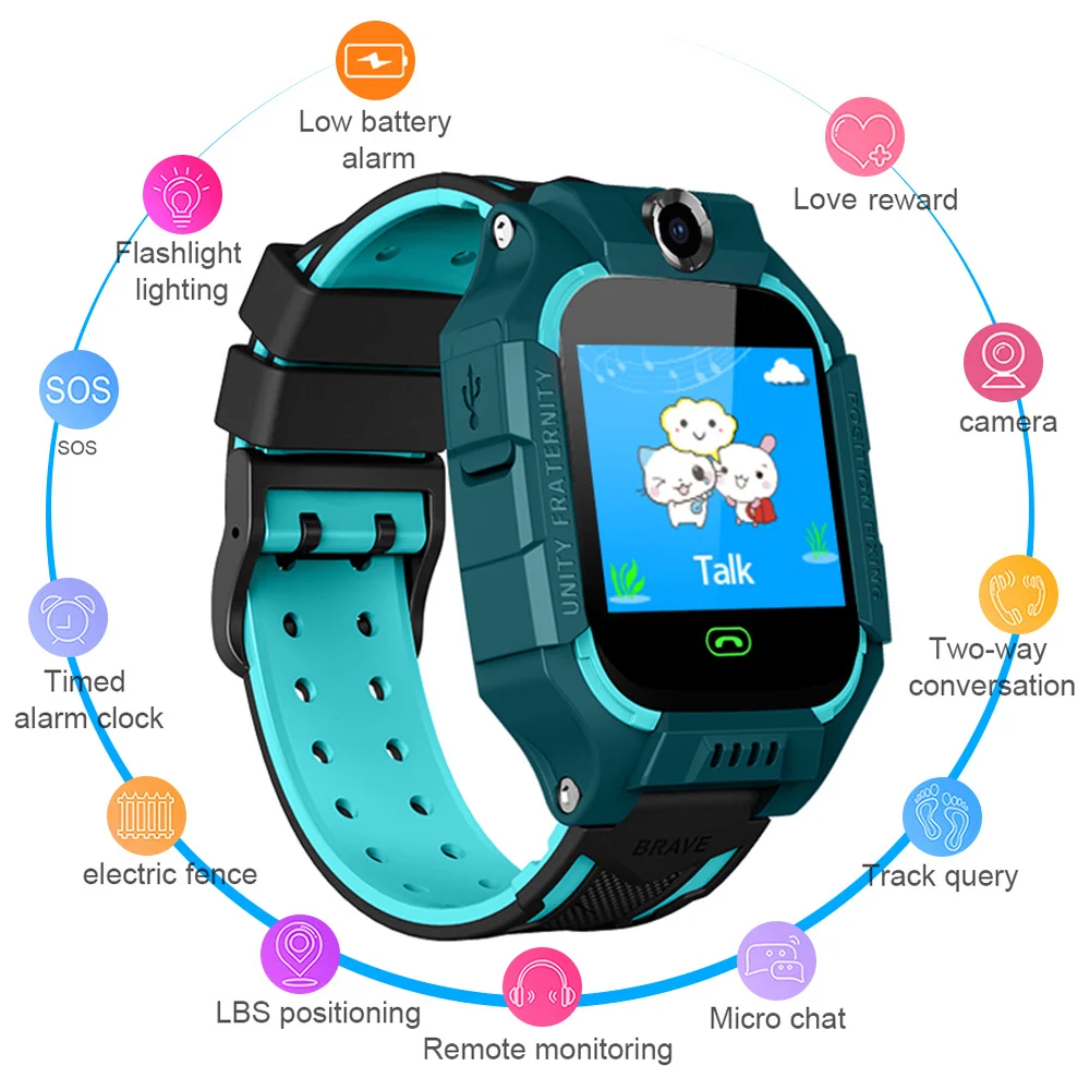 

Xiaomi Kids smart wrist watch anti-lost sos phone call smartwatch waterproof dsim sim card location tracker children gift