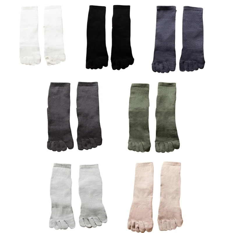 Men Autumn Five Finger Ribbed Crew Socks Simple Solid Color Elastic Rubber Band Split Toe Separator Cotton Hosiery
Men Autumn Five Finger Ribbed Crew Socks Simple Solid Color Elastic Rubber Band Split Toe Separator Cotton Hosiery