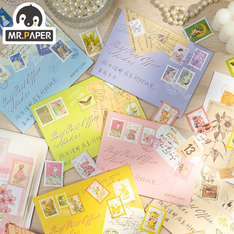 JIUMO 8 Design Coated Paper Sticker Pack Forgotten Post Office Series Decorative Paper Scrapbook Decorative Collage Sticker
JIUMO 8 Design Coated Paper Sticker Pack Forgotten Post Office Series Decorative Paper Scrapbook Decorative Collage Sticker