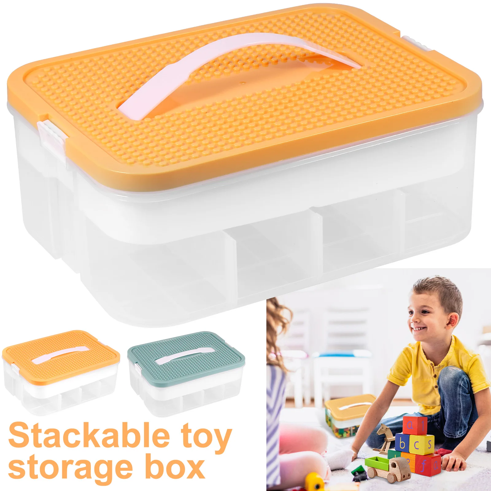 Building Blocks Storage Boxes 2 Layer Large Capacity Building Blocks Containers Stackable Toy Organizer Box with Adjustable
Building Blocks Storage Boxes 2 Layer Large Capacity Building Blocks Containers Stackable Toy Organizer Box with Adjustable