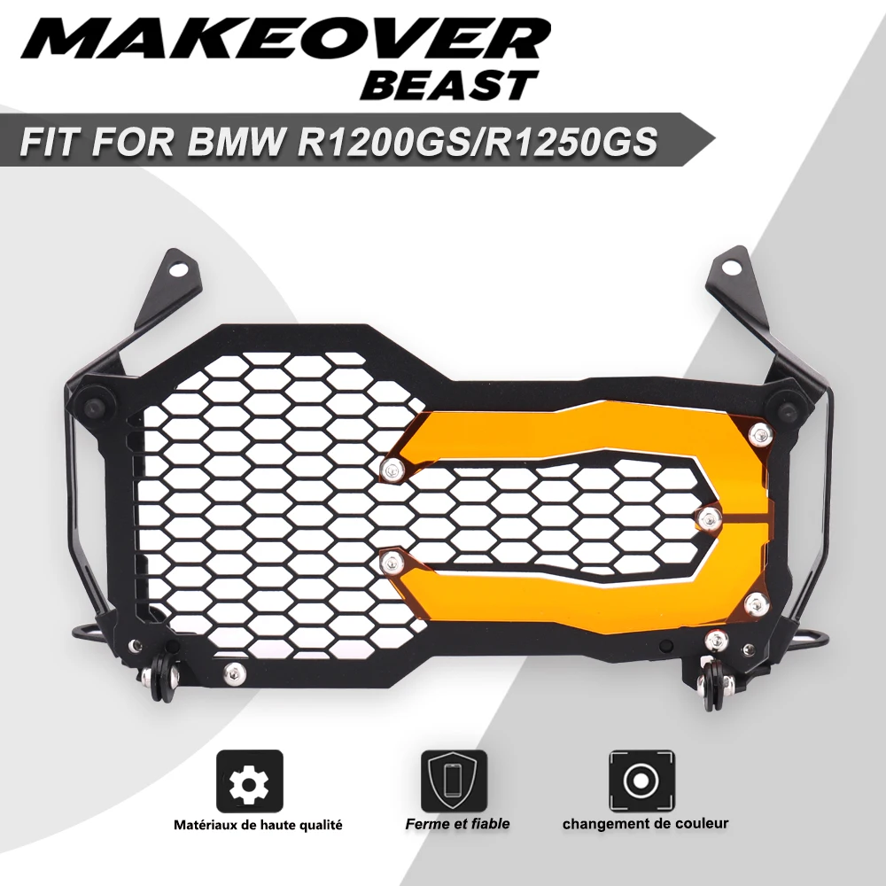 Motorcycle Front Headlight Protector Cover Fit for R1200GS Adventure LC 2014-2021 R1250GS Adv 2018 2019 2020 Orange
Motorcycle Front Headlight Protector Cover Fit for R1200GS Adventure LC 2014-2021 R1250GS Adv 2018 2019 2020 Orange