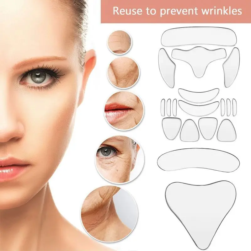 Reusable silicone stickers anti-wrinkle pad silicone anti-wrinkle stickers face forehead neck eye stickers skin
Reusable silicone stickers anti-wrinkle pad silicone anti-wrinkle stickers face forehead neck eye stickers skin