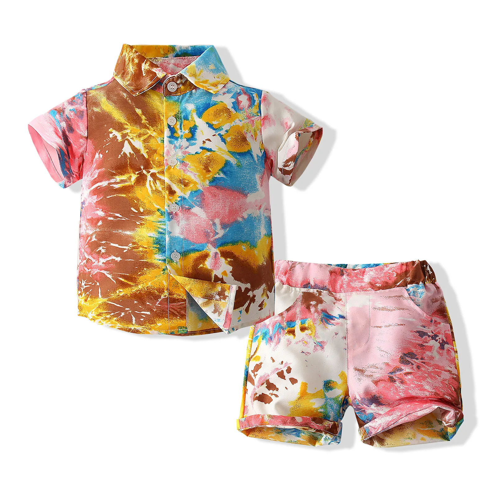 2-6 Years Fashion Toddler Boys Summer Beach Casual Clothing Set Kids Short Sleeve Tie-dye Printed Top + Shorts Clothing 2PCS Set
2-6 Years Fashion Toddler Boys Summer Beach Casual Clothing Set Kids Short Sleeve Tie-dye Printed Top + Shorts Clothing 2PCS Set